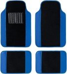 Luxury Red PU Leather Car Floor Mats Set