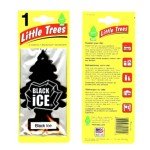Little Trees Black Ice Car Air Fresheners - 3 Pack
