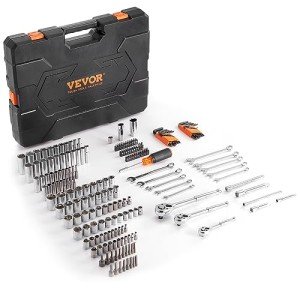 205 Pcs Mechanics Tool Set with Sockets