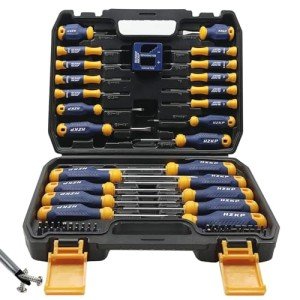 66-Piece Magnetic Screwdriver Set with Case