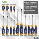 66-Piece Magnetic Screwdriver Set with Case