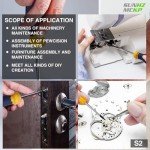 66-Piece Magnetic Screwdriver Set with Case