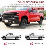 Custom Floor Mats for 2019-2025 Silverado/Sierra Crew Cab