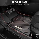 Custom Floor Mats for 2019-2025 Silverado/Sierra Crew Cab