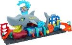 Hot Wheels City Ultra Shark Car Wash Track Set