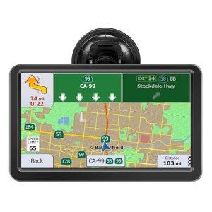 7-Inch GPS Navigator with Voice Guidance and Updates
