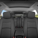 BDK Croc Skin Black Faux Leather Seat Covers