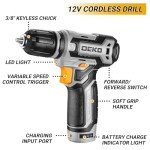 DEKOPRO 12V Cordless Drill Tool Kit Box