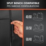 BDK Croc Skin Black Faux Leather Seat Covers