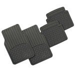 Heavy-Duty Rubber Car Floor Mats - Universal Fit