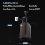 RIMBERRY 2L Foam Sprayer with Adjustable Nozzles