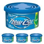 LITTLE TREES New Car Scent Air Fresheners, 4 Pack