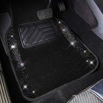 Sparkling Bling Diamond Car Floor Mats - 4pcs