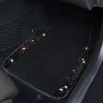 Sparkling Bling Diamond Car Floor Mats - 4pcs
