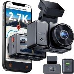 Vantrue E2 Dual Dash Cam with Voice Control