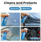 Waterless Car Wash Wax – Cleans & Shines 128 oz