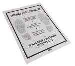 Disposable Auto Paper Floor Mats - Case of 500