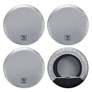 4-Piece Waterproof Tire Covers for RVs and Trailers