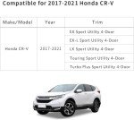 All-Weather Floor Mats for 2017-2022 Honda CR-V