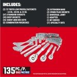 Craftsman 135-Piece Mechanics Tool Set