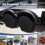 4 Pack Tough Tire Covers for Trucks & SUVs