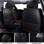 Breathable Waterproof Car Seat Covers - Black (2 PCS)