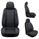 Breathable Waterproof Car Seat Covers - Black (2 PCS)