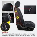 Breathable Waterproof Car Seat Covers - Black (2 PCS)