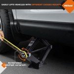 Compact 2 Ton Steel Scissor Car Jack Kit
