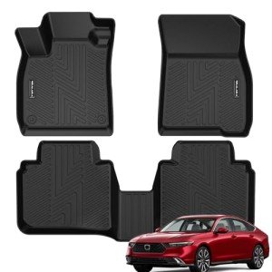 NIKALAIKA All-Weather Floor Mats for Honda Accord