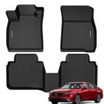NIKALAIKA All-Weather Floor Mats for Honda Accord