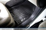 Custom Fit Black Floor Mats for Acura MDX 2014-2020
