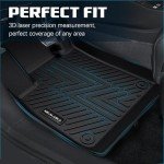 NIKALAIKA All-Weather Floor Mats for Honda Accord