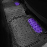 Heavy-Duty Rubber Car Floor Mats - Universal Fit