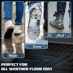 NIKALAIKA All-Weather Floor Mats for Honda Accord