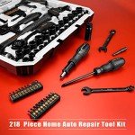 218-Piece Auto Repair Tool Set with Case