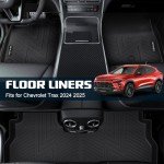 NIKALAIKA All-Weather Floor Mats for Chevy Trax
