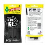 LITTLE TREES Black Ice Vent Wrap Air Fresheners