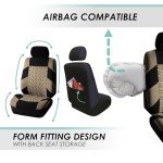 Premium Cloth Universal Car Seat Covers Set