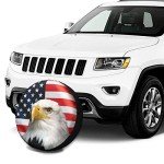 Bald Eagle American Flag Spare Tire Cover 15