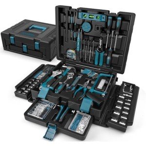 Portable 379-Piece Home and Auto Tool Kit