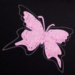 Pink Lace Butterfly Car Seat Covers - Full Set