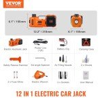 VEVOR 5 Ton Electric Car Jack with Impact Wrench