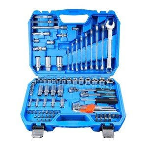 TOMMARS 92-Piece Mechanic Tool Box Set