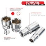 TOMMARS 92-Piece Mechanic Tool Box Set