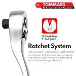 TOMMARS 92-Piece Mechanic Tool Box Set