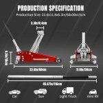 Low Profile Aluminum Racing Floor Jack, 3 Ton