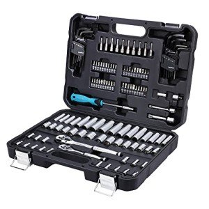 121-Piece Mechanics Tool Kit with Carrying Case