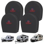4-Pack RV Tire Covers for All Vehicles