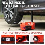 ROGTZ 5Ton Electric Car Jack with Pump & LED